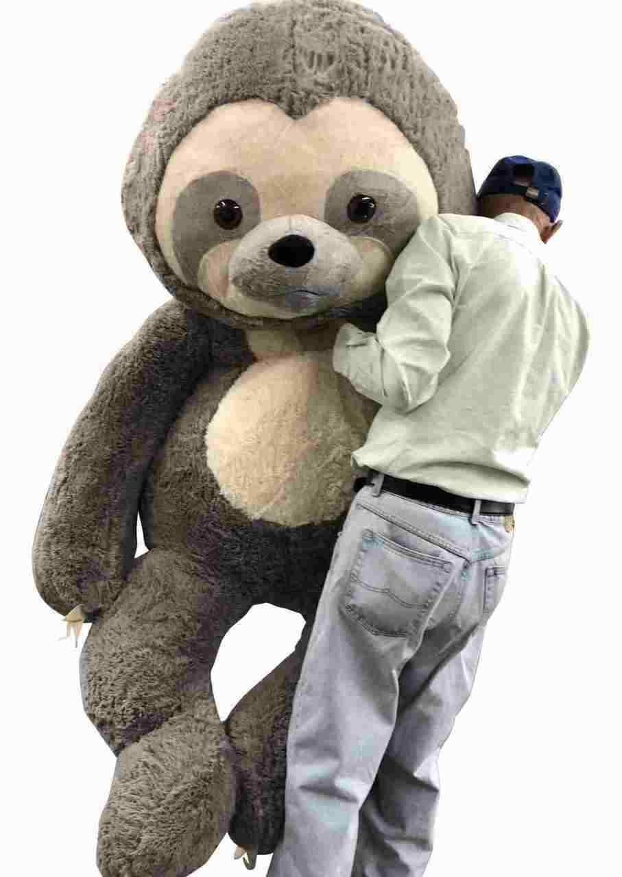 extra large sloth stuffed animal