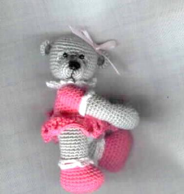 Primary image for FRIDA Miniature Crochet Bear Pattern by Edith Molina - Amigurumi PDF Download