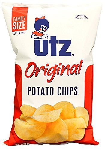 Utz Family Size Potato Chips 9.5 Oz (pack Of 12) - Snack Foods