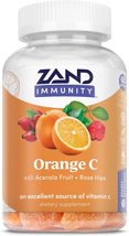 Zand Orange C Gummies Immune Support Adults &amp; Kids with Vit C, Acerola R... - $9.99