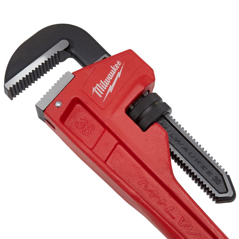 Milwaukee Pipe Wrench 36 in. Dual Coil Springs Ergonomic Handle
