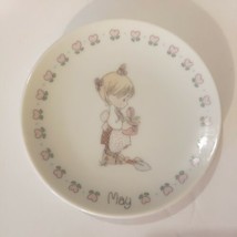 Precious Moments Collector&#39;s 1988 Plate Small Month of May 3.75 inches  - $10.89