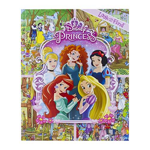 Disney Princess Cinderella, Tangled, Aladdin and More!- Look and Find Activity B
