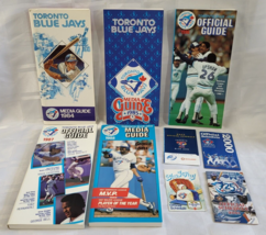 Toronto Blue Jays Mlb Baseball Media Guide And Schedule Mixed Lot Vintage Retro - $59.99