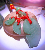 Haunted Jade Charm 3x Asian Luck Prosperity Carp Tassel Magick Witch Cassia4 - $33.00