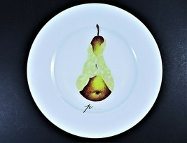 Porcelaine de Sologne Canape Plate 7.25 Inch Poires Pears Limoges France - $23.76