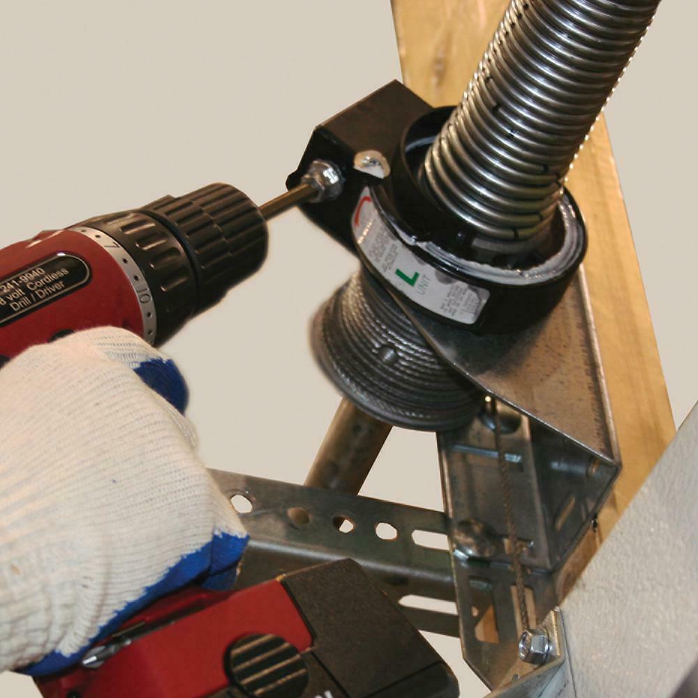 Torsion Conversion Kit 8x7 ft Garage Door Spring Tube Coupler Drum Wire