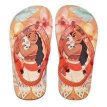 Moana & PUA Disney Toe Separator Beach Sandals Thong NWT Toddlers Size 7-8 - £9.69 GBP