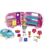 Barbie Club Chelsea Camper Playset with Doll & 10+ Accessories, Brand New - $37.72