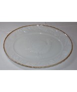 Vintage Anchor Hocking Turkey Platter 2390 Thanksgiving Serving Milk Glass ~ - $31.47