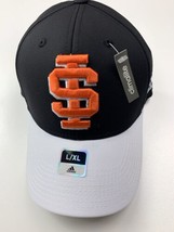 Idaho State Bengals Adidas Climalite Embroidered Hat L/XL Flex Fit Black Orange - $15.44