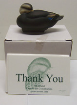 Jett Brunet Ducks Unlimited Miniature Decoy BLACK DUCK LIMITED EDITION  ... - £19.83 GBP