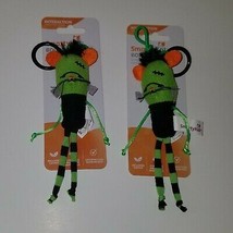 NWT 2 Smarty Kat Bouncy Mouse Dangly Cat Toy Lot Frankenkitty Frankenstein - $14.80