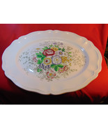 17&quot; Oval Serving Platter, from Royal Doulton, in the Malvern D 6197 Patt... - $39.99