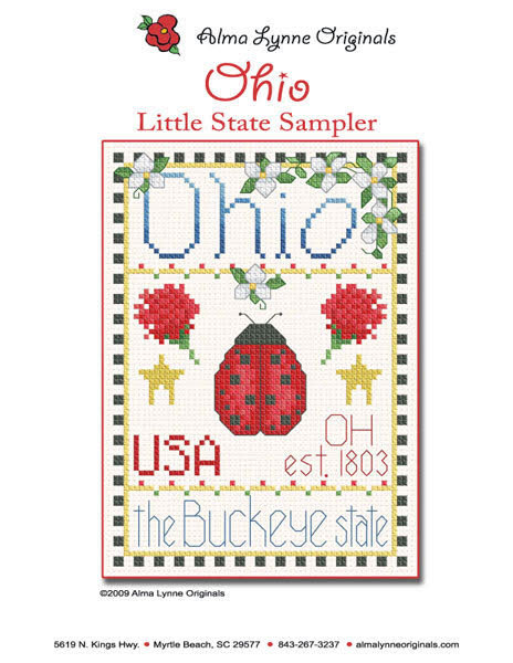 cross stitch designer from ohio that ded