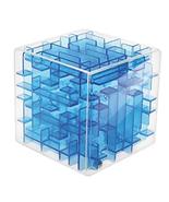 PANDA SUPERSTORE Three-Dimensional Blue Transparent Cube Maze Preschool Toys Edu - $31.98