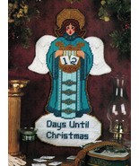 Plastic Canvas Xmas Advent Tree Angel Tissue Cover Poinsettia Place Mat ... - $10.99
