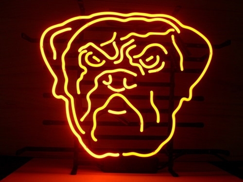 Red Dog Beer Bar Neon Light Sign 16'' x 14'' - Neon