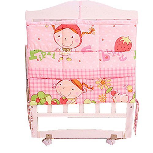 Durable Cartoon Multilayer Pouch Storage Diaper Bag Baby Bedside Bag