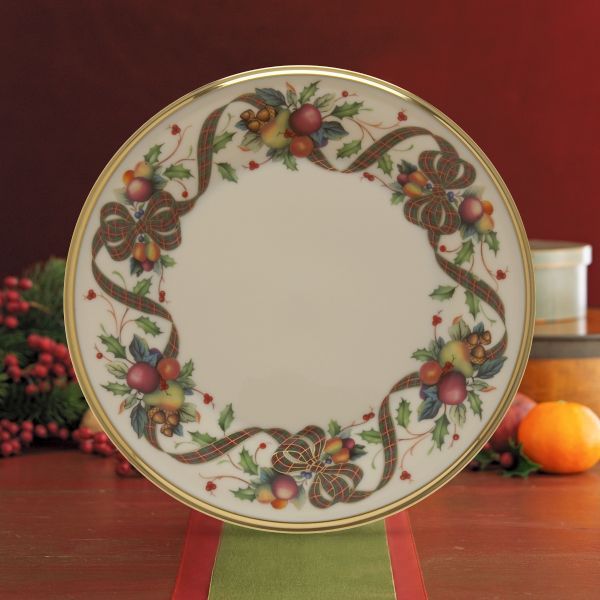 Lenox Holiday Tartan Salad Plate - Plates