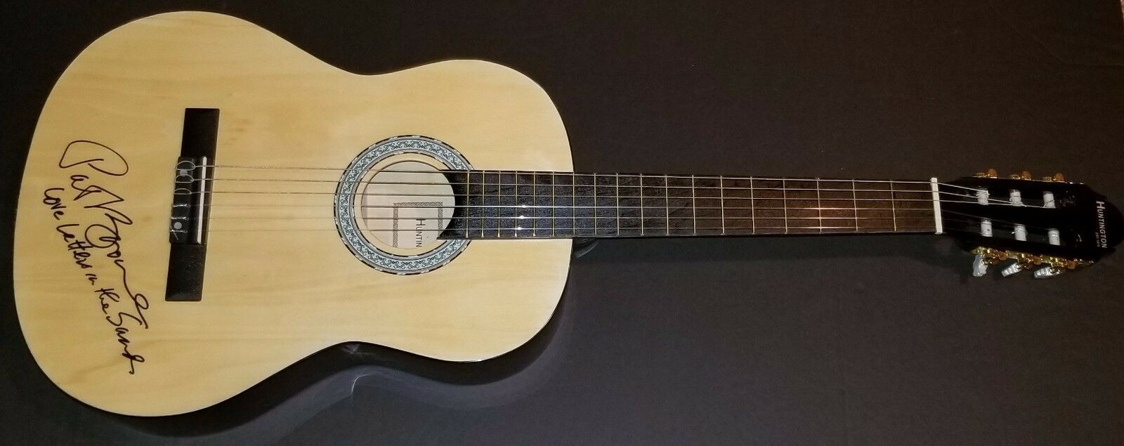 big discount on sale PAT BOONE SIGNED ACOUSTIC GUITAR W