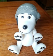 Snoopy Air Force Cap Posable Plastic Doll 1969 Spec Mfg Co Hong Kong 7&quot; ... - $33.85