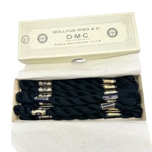 Dollfus-Mieg & C DMC Cotton Perle Black 310 15 mm 8 skeins in box - $10.89