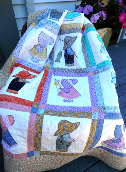 Primary image for Snuggle Under a Homemade Quilt Summer Fun with Sunbonnet Sue and Overall Sam