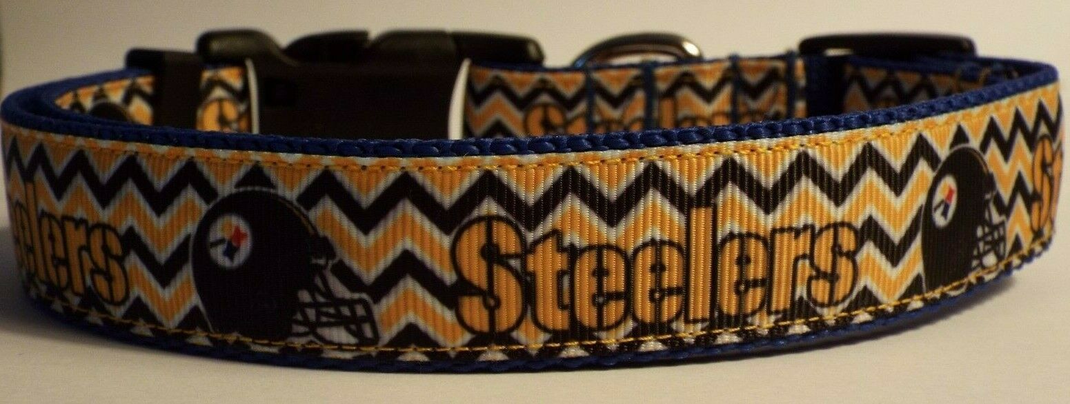 pittsburgh steelers dog collars