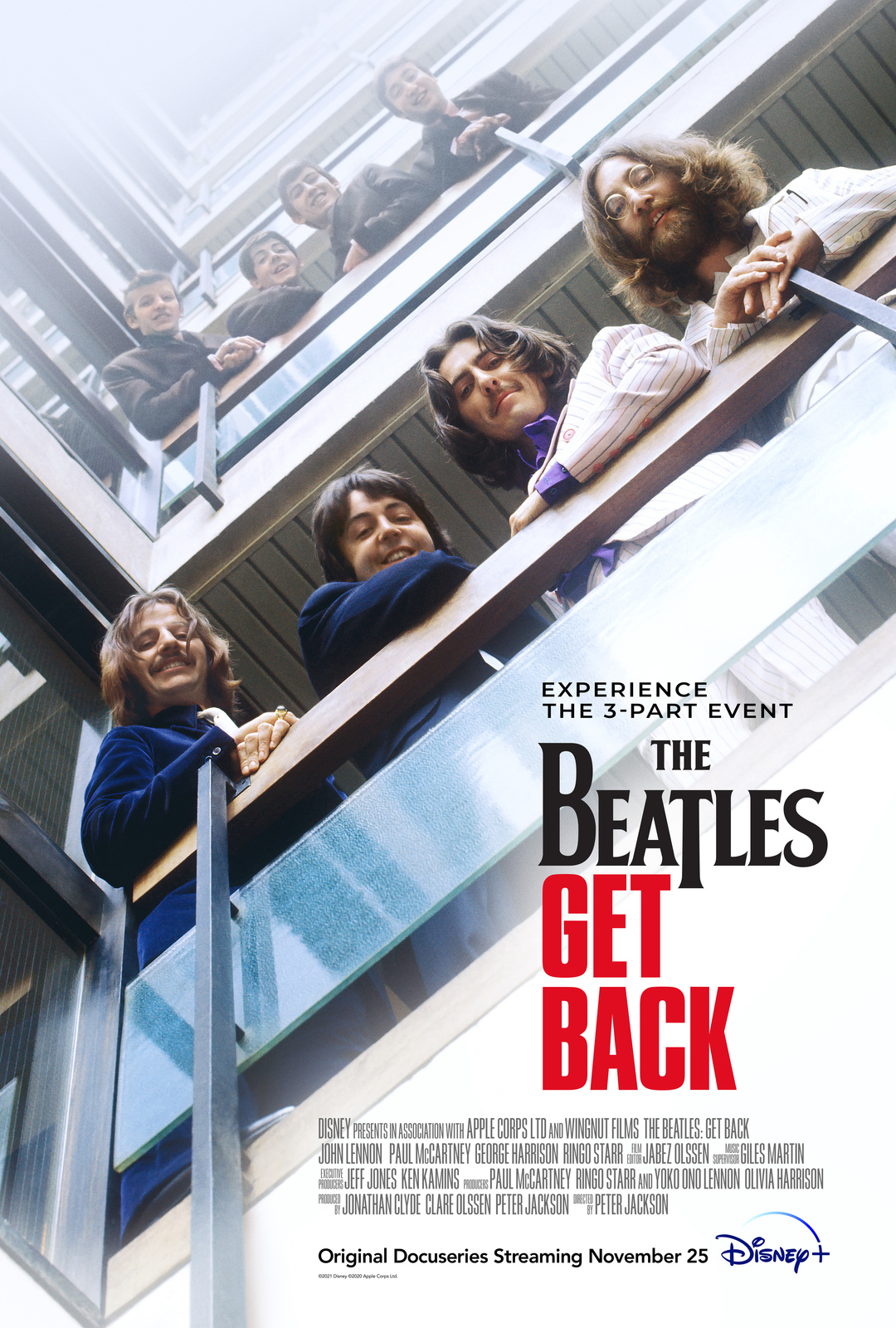 The Beatles: Get Back Poster TV Mini Series Art Print Size 11x17 24x36 27x40 #1
