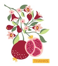 Blooming Pomegranate Large Die of the Month Club/ Spellbinders August 2023