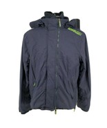 Superdry Windcheater Jacket Size S Blue With Hood - $65.45
