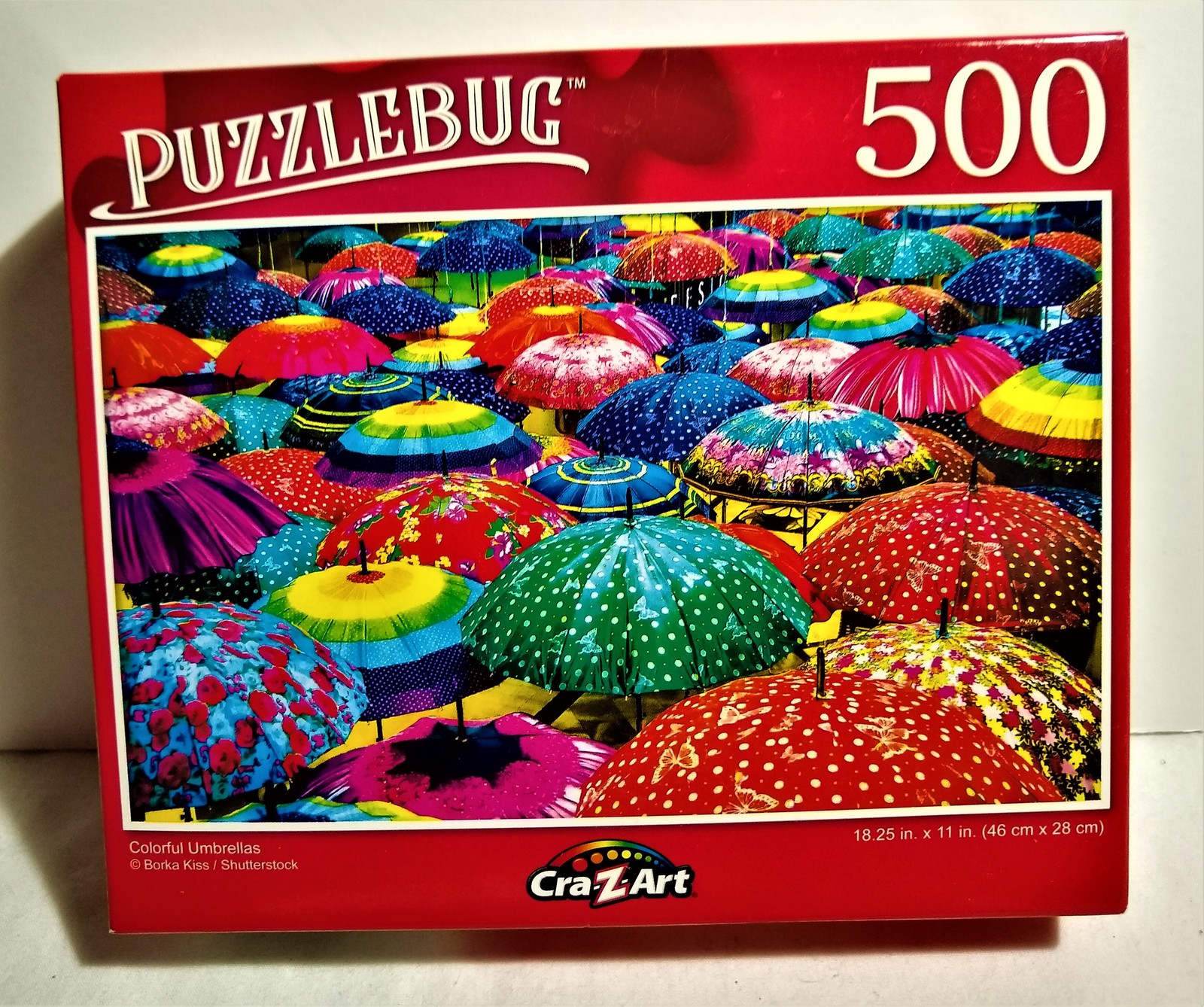 NEW Puzzlebug 500 Piece Jigsaw Puzzle ~ Colorful Umbrellas 