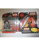 Star Wars Episode 1 Darth Maul Deluxe &amp; with Sith Infiltrator NIP - $9.00