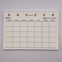 Agenda page monthly calendar refills (25 sheets) - $8.00