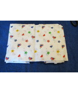 Handmade Crib Sheet 100% Cotton Fitted- White With Hearts  - $5.00