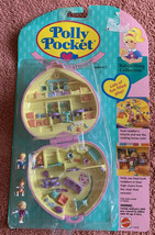 Vintage Polly Pocket Perfect Playroom NEW & SEALED Pink Quilted Heart Case 1994 - $224.99