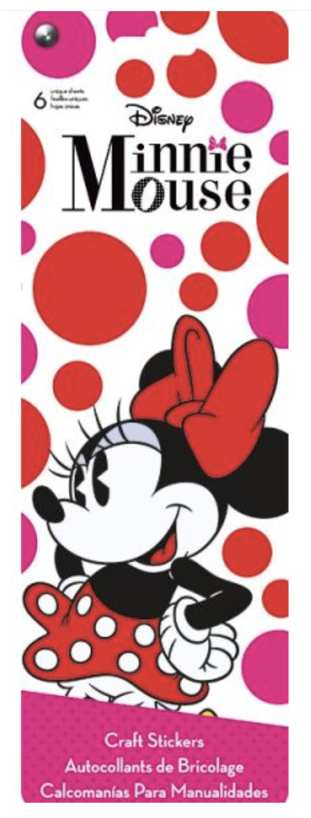 Primary image for SandyLion Disney Sticker Flip Pack, Minnie Mouse, 6 Pages, Scrapbooking