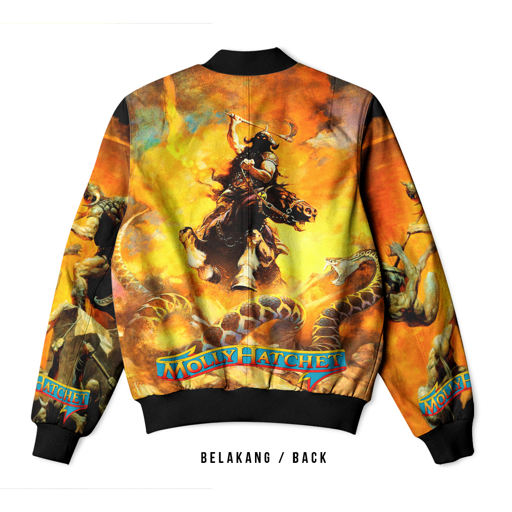 Molly Hatchet Hard Rock Band All Over Print Monkey Jacket Coats & Jackets