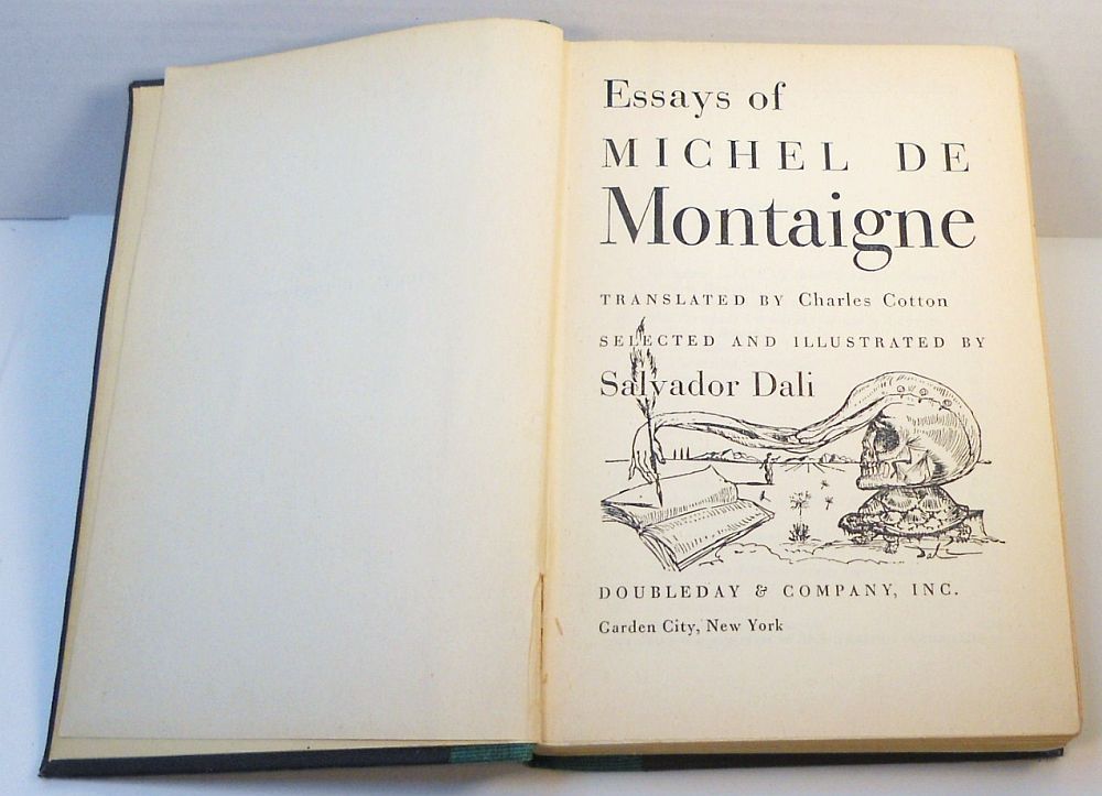 Essays of Michel De Montaigne Selected Illus by Salvador Dali 1947 HC ...