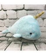 Gund Nori Narwhal Blue Whale Stuffed Marine Animal Plush Soft Toy - $14.84