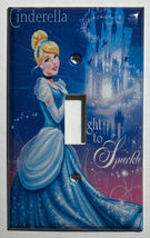 Cinderella Night sparkle Light Switch Power Outlet wall Cover Plate Home decor image 4