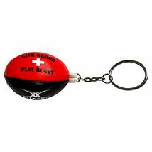 Gilbert Give Blood, Play Rugby Keyring image 1
