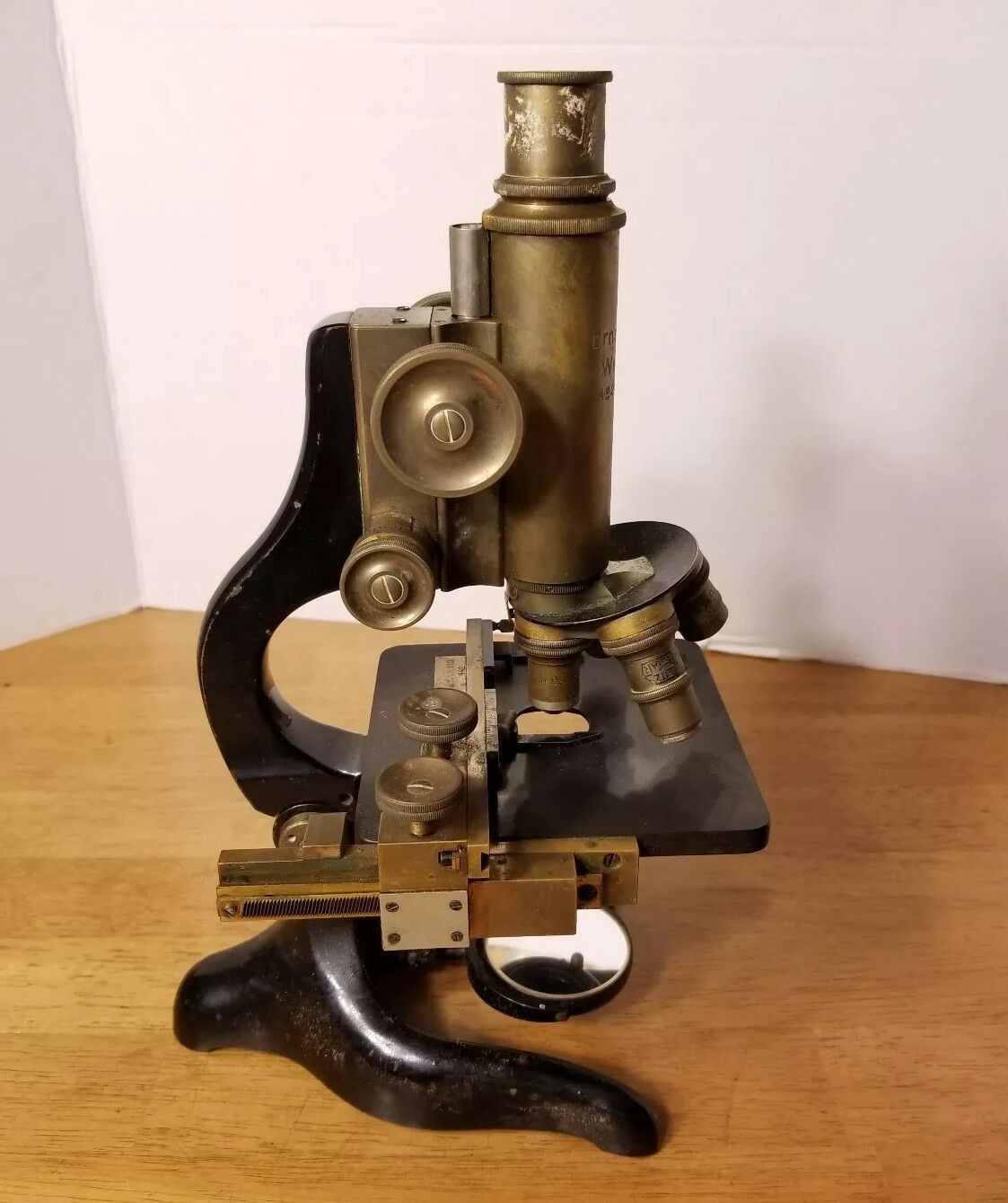 e leitz wetzlar antique microscopes