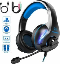 Headset gamer gaming anti noise pc ps4 xbox micro usb stereo onefilaire jack 3.5 - $34.32