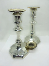 Antique LAC (Lionel Alfred Crichton) Sterling Weighted Candlesticks, London - $995.00
