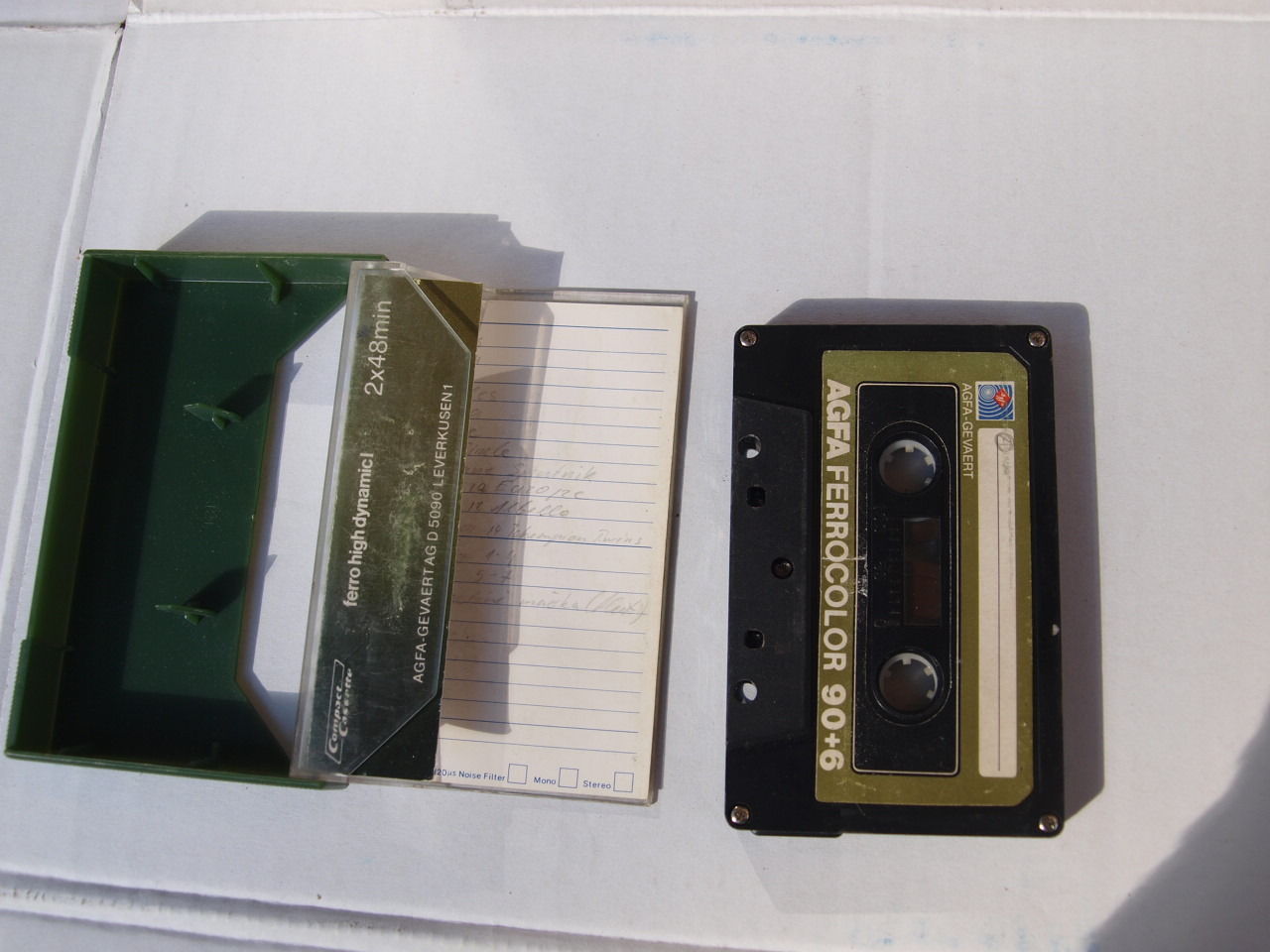 CROMO diossido riordinando > Tape BASF c-60+90+120 VINTAGE Audio cassette FERRO 9 Agfa 
