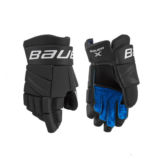 Bauer X Junior Hockey Gloves Black/White Size 11