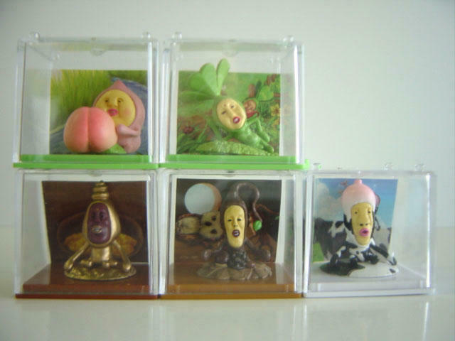 Kobito Dukan Zukan Dwarf Diorama Figure Lot Of 5 Complete Animation