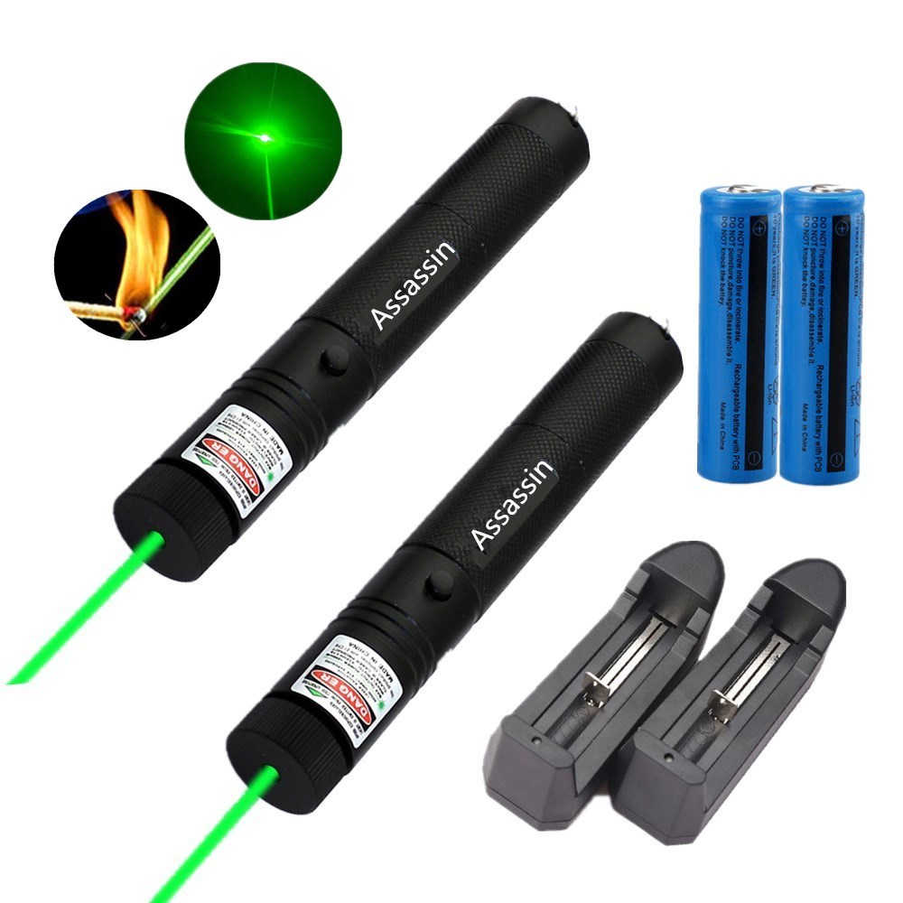 2PC Military Assassin Green Laser Pointer Pen 5mw 532nm Powerful 2PC Military Assassin Green Laser Pointer Pen 5mw 532nm Powerful